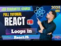 React 19 Tutorial in Hindi #20 -  Loops in ReactJS