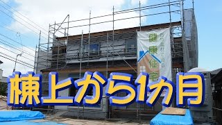 棟上から１ヶ月 ～おうちを建てるプロジェクト