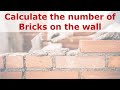 Calculate the number of Bricks on the wall