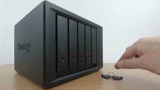 How to unlock the drive bays on a Synology NAS if you lost the key