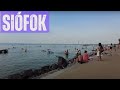 Beach walk -  Siófok aranypart - Balaton [4k Ultra HD 60fps ]