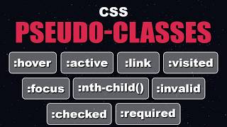 Advanced CSS Pseudo-Classes You MUST Know [Real Projects]