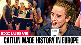 Caitlin Clark Broke INSANE RECORDS in her FIRST GAME in the EUROPEAN LEAGUE! WNBA FANS GO Wild!