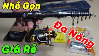 530k Bộ Cần Câu Giá Rẻ Câu Mọi Thể Loại Go Fishing Nhỏ Gọn -  Đa Năng