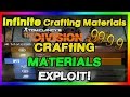 Crafting Material EXPLOIT | The Division | Infinite Crafting Materials Exploit | STILL WORKS