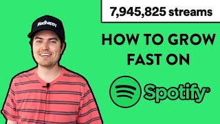 How to grow your streams on Spotify WITHOUT playlists! This is how I got 7M streams on Spotify