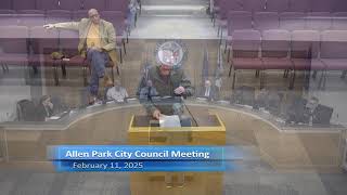 Allen Park City Council Meeting - February 11, 2025