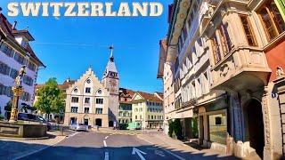 Zug, Switzerland🇨🇭Beautiful Drive Through the City of Zug