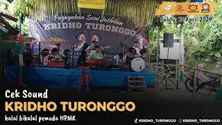 🔴 Cek Sound Kridho Turonggo || Halal Bihalal Pemuda HPMK ~ Sabtu, 13 April 2024