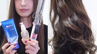 【ふわふわパーマ風】簡単すぎる髪の巻き方【ロングヘア巻き髪】