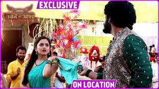 Udne Ki Aasha On Location| Sachin Sayali Ka Romance, Sachin Ne Kiya Renuka Ke Sath Celebrate