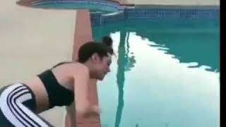Whoa Vicky Fighting At The Pool