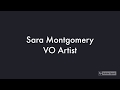 Sara Montgomery ADR Reel