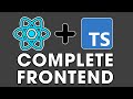 React TypeScript 2023 - 28. Finishing Touches Before API