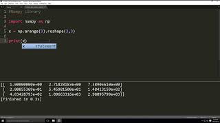 Basic Operation with Numpy Library in Python