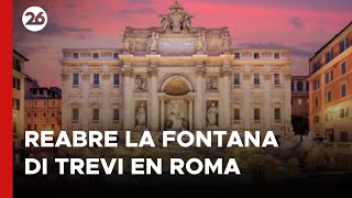 Reabre la Fontana di Trevi: cómo será el acceso al emblemático monumento en Roma