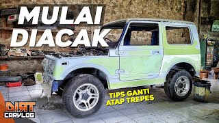 GANTI ATAP TREPES JIMNY KATANA | #RESTOMODKATANA | DIRT CARVLOG #415