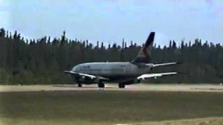 Canadian 737-200 Departing Flin Flon (YFO) Aug 1994