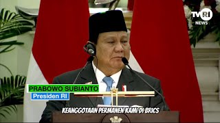 Presiden Prabowo Ucapkan Terima Kasih atas Dukungan India untuk Indonesia di Keanggotaan BRICS