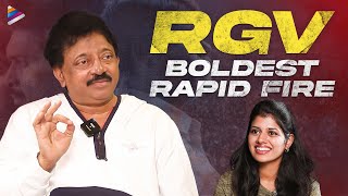 RGV Exclusive Rapid Fire | RGV Vyooham Movie Interview | Ram Gopal Varma | Telugu FilmNagar
