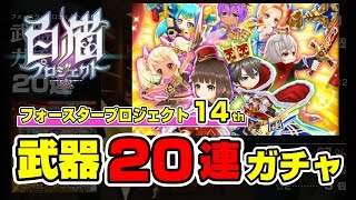 【白猫プロジェクト】こんなことが・・・武器ガチャ20連【ガチャ】