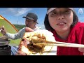 滿滿海鮮~🦀北海道初夏的味道【日本輕露營】一個爐子就能輕鬆開始❕❔台日夫婦小插曲 ‧ 天気の良い休日は「プチキャンプ」‧ mini camp in hokkaido