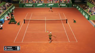 Pete Sampras vs Roger Federer ATP Tierra /AO.Tennis 2 |Online 23 [1080x60 fps] Gameplay PC