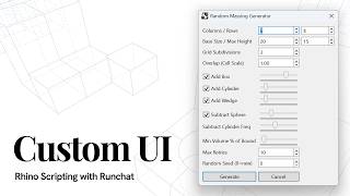 Rhino Scripting - Custom UI