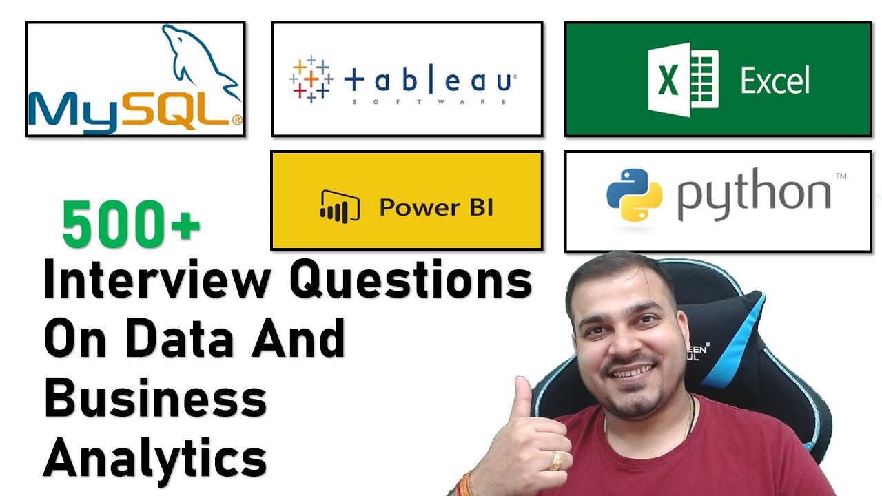 500+ Interview Questions On Data Analyst And Business Analytics - YouTube