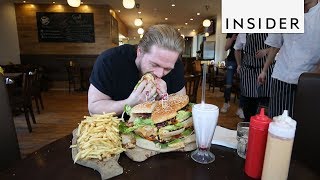 We Tried To Finish The Biggest Burger In Europe