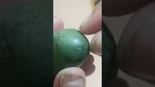 Rare Green Lonsdaleite Diamond / Meteorite/ Fire test