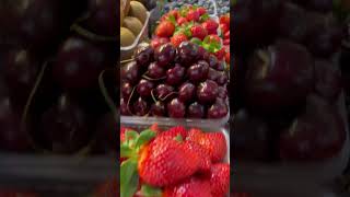 Фрукты овощи Ленинградский рынок#amazing#frutis#shorts#Черешня#Ананас#Клубника#Папайя#Персик#Малина