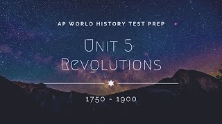 AP World History Modern: Unit 5 Review