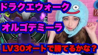 【ドラクエウォーク】強敵モンスターオルゴデミーラLV30フルオート！無課金ギャル勇者がいく！