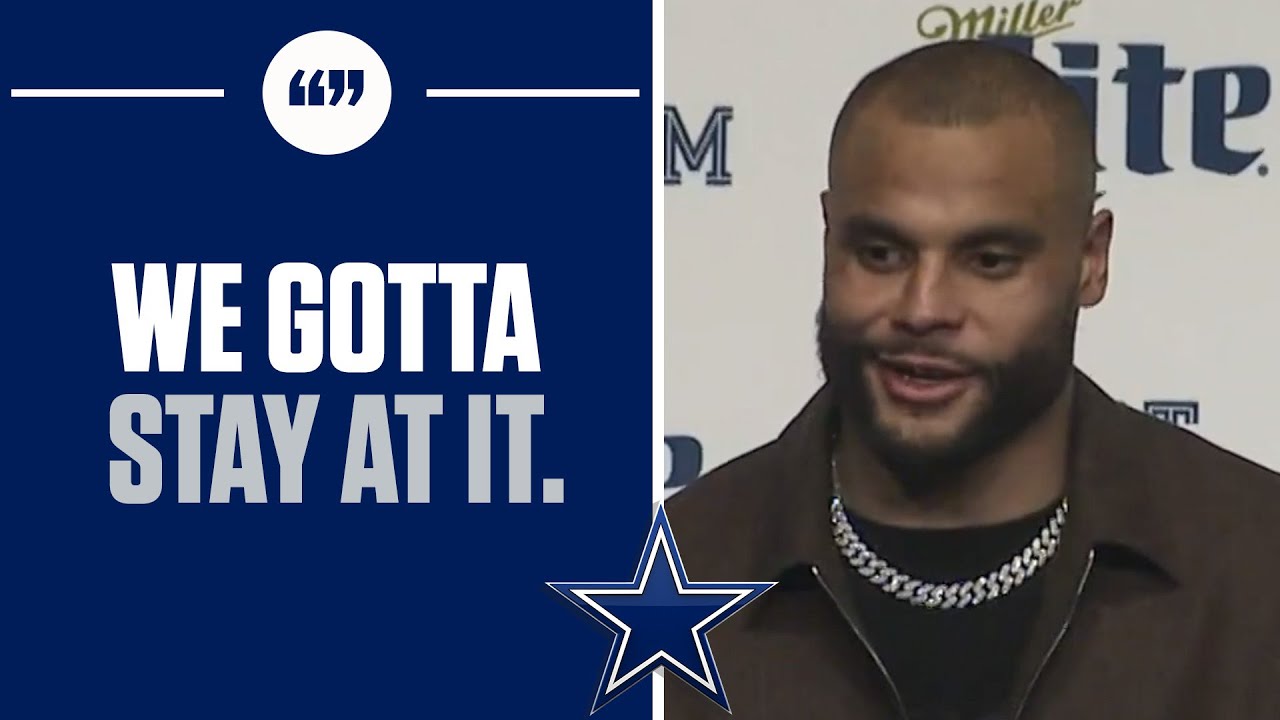 Cowboys QB Dak Prescott Speaks After WIN Over Giants [FULL PRESS ...