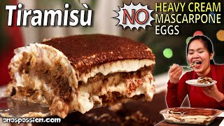 LIGHT AND EASY TIRAMISU |Guilt free Tiramisù | Must Try!