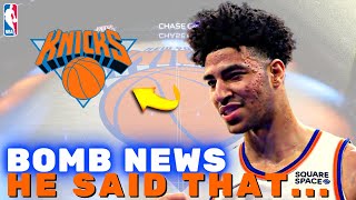 🔥 QUENTIN GRIMES POSTGAME INTERVIEW | KNCIKS NEWS | NEW YORK KNICKS TODAY KNICKS NATION  #knicksfans