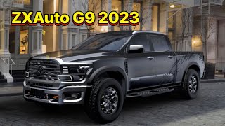 ZX Auto Terralord G9 2023 - Black Color Pickup | Interior and Exterior