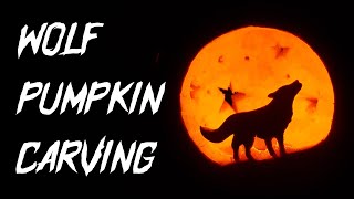 How to Carve a Wolf Pumpkin
