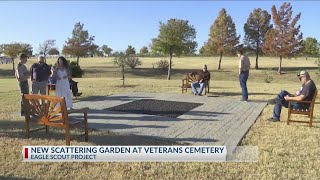 Boy Scout builds scattering garden for Abilene Veterans Cemetery