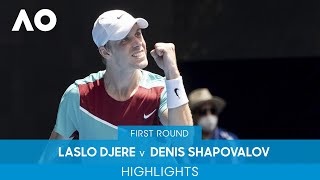 Laslo Djere v Denis Shapovalov Highlights (1R) | Australian Open 2022