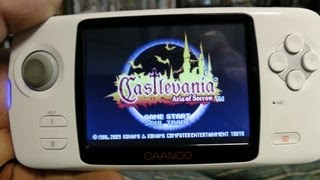 CAANOO playing Castlevania (GameBoy)