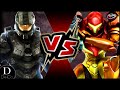 Master Chief (HALO) VS Samus Aran (METROID) | BATTLE ARENA