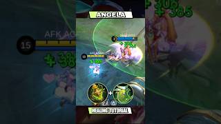 ANGELA HEALING TUTORIAL AND BUILD #mlbb #shorts #angela