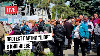 LIVE Партия “Шор” протестует в Кишиневе. Без Марины Таубер