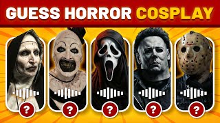 Guess the horror movie characters from their spooky cosplay - Movie Quiz | Horror Movie Quiz