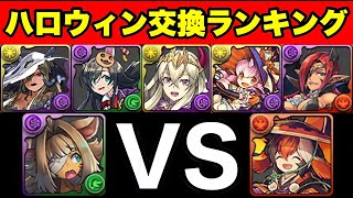 【スオウVSチャコル】ハロウィン交換ランキングTOP7をガチ解説！！【パズドラ】