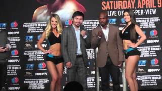 Manny Pacquiao vs Tim Bradley NY Faceoff For Third Fight! esnews boxing