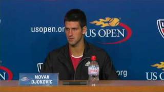 2009 US Open Press Conferences: N. Djokovic (Quarterfinals)