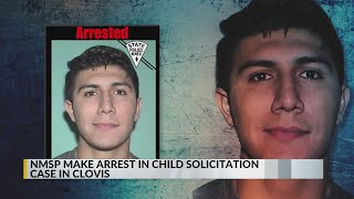 NMSP make arrest in Clovis child solicitation case